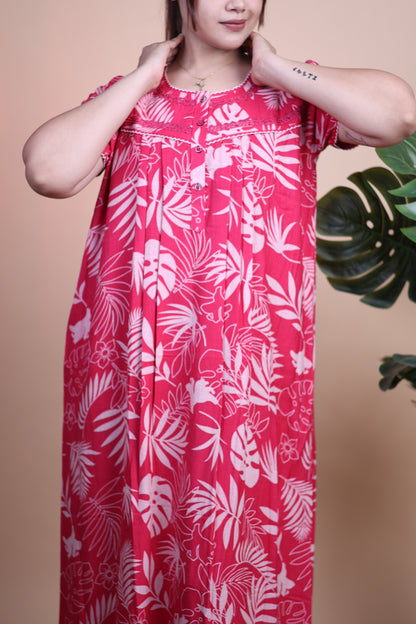 Jammies Haven Premium Alpine Nighty in Pink | A9152C