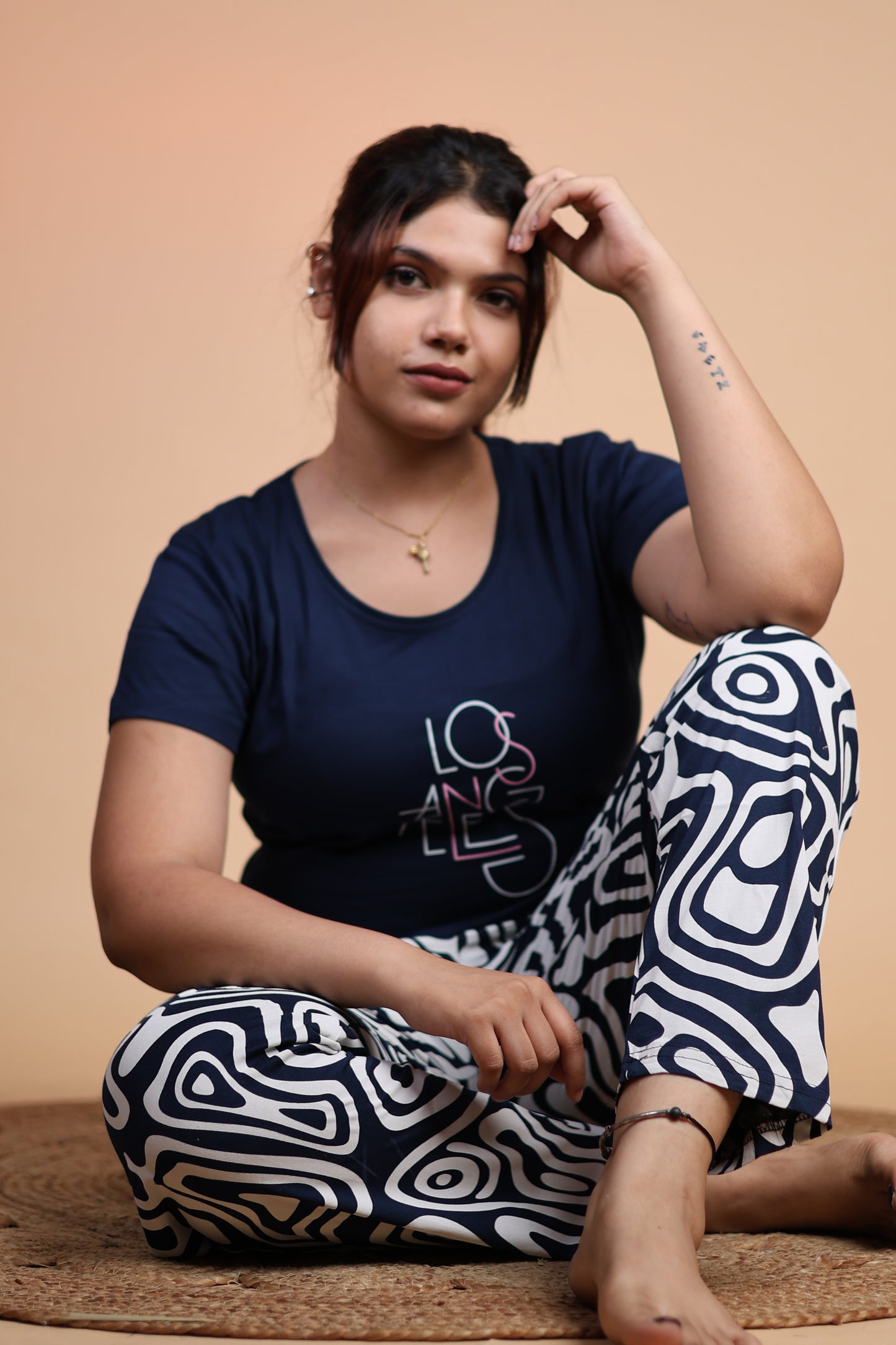 Jammies Haven Premium Blue Pajama Set – Soft & Comfortable | BR001