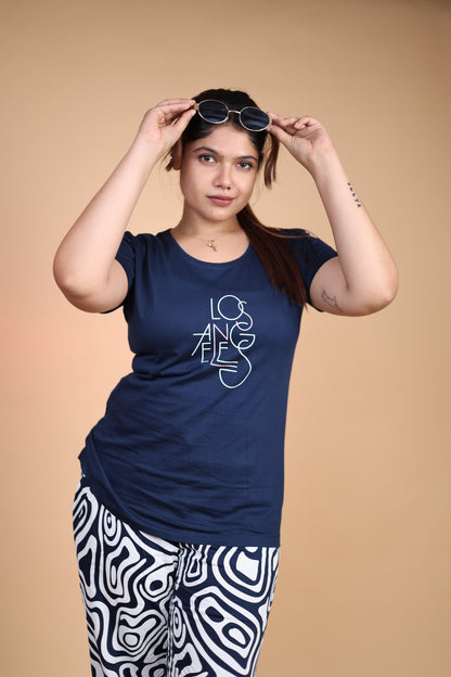 Jammies Haven Premium Blue Pajama Set – Soft & Comfortable | BR001