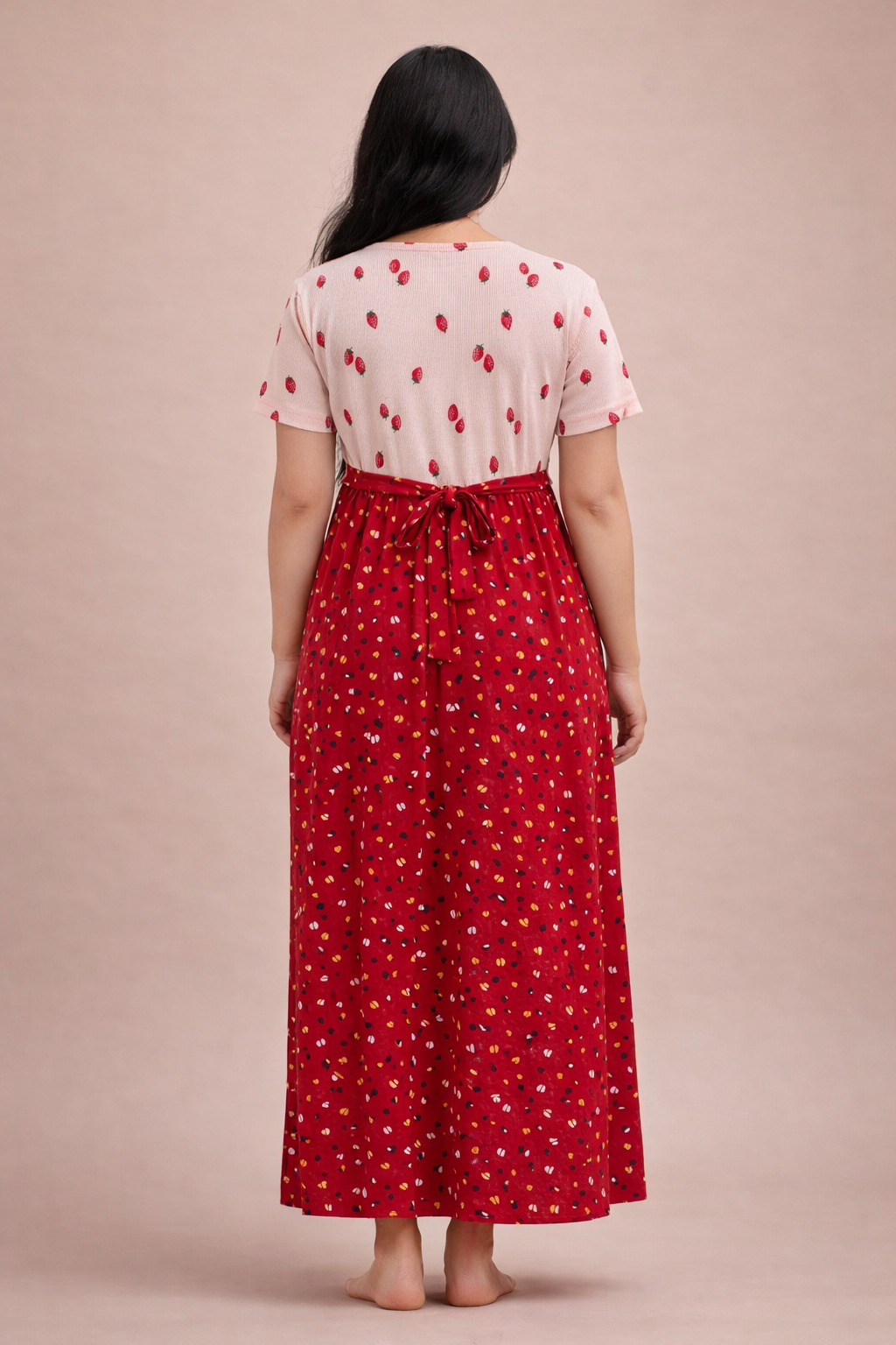 Jammies Haven Zipless Cotton Feeding Maxi | GF01