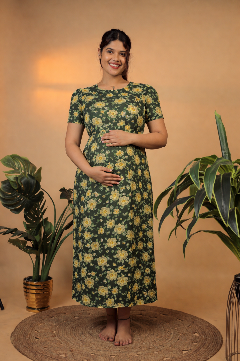 Jammies Haven Zipless Cotton Feeding & Nursing Gown | NGF01