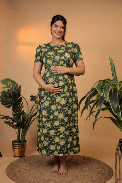 Jammies Haven Zipless Cotton Feeding & Nursing Gown | NGF01