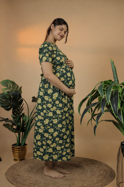 Jammies Haven Zipless Cotton Feeding & Nursing Gown | NGF01