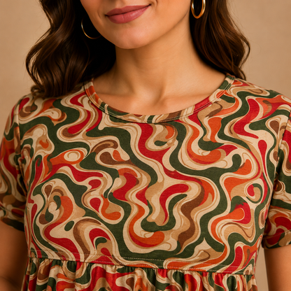 Zipless Cotton Maternity & Feeding Nightgown | Pregnancy | Terra Flow