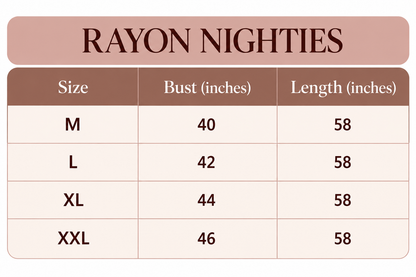 Jammies Haven Premium Rayon Nighty for Women | Mustard Yellow