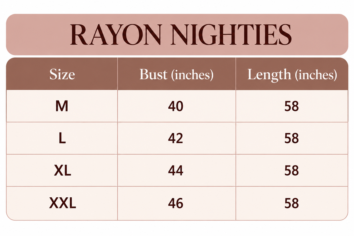 Jammies Haven Premium Rayon Nighty for Women | Ocean Blue